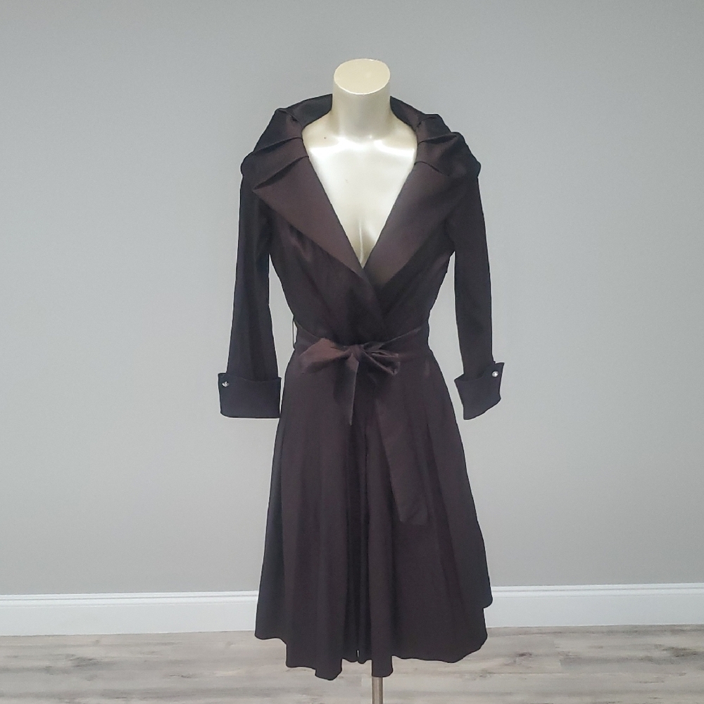 Elegant Brown Trench Coat